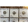 Image 2 : 7 CANADIAN WW2 SILVER DIMES 1939-1945 ALL YEARS .800 SILVER