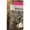 Image 2 : 100 CANADIAN 1960-69 NICKELS - 100% PURE NICKEL