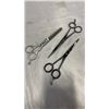 Image 2 : 5 PAIRS OF HAIRDRESSING SCISSORS