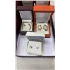 Image 2 : JEWELRY BOX WITH CONTENTS AND 5 PAIRS OF EARRINGS