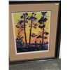 Image 2 : Limited edition print pine tree at Sunset by Tom Thompson signed and numbered Group of Seven