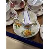 Image 8 : 8 CHINA CUPS AND SAUCERS QUEEN ANNE, ADDERLEY, REGENCY, WATERLILY, ROYAL ALBERT, ROYAL MALVERN MELBA