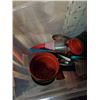 Image 2 : BIN OF GARDEN SHEARS, PLANTERS