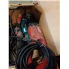 Image 8 : 2 BOXES OF TOOLS, DRAIN COVERS, TOOLBELT AND MORE AS FOUND