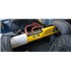 Image 2 : Laser level, crane hook, hydraulic hose and toolbox with Bocce balls