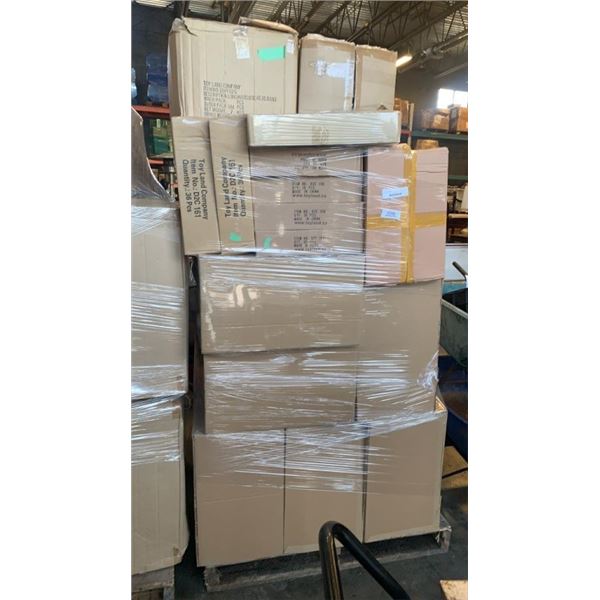 PALLET OF PAINTINGS AND NEW ITEMS