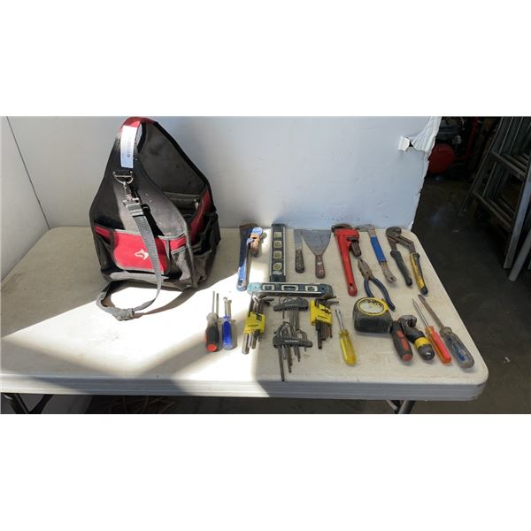 HUSKY TOOL BAG WITH CONTENTS