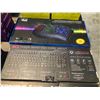 Image 2 : ASUS CERBERUS GAMING KEYBOARD WITH MOUSE, DASKEYBOARD SMART KEYBOARD, & ADESSO ILLUMINATED KEYBOARD