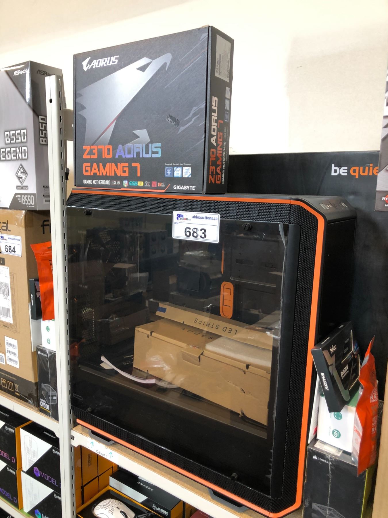 COMPUTER STARTER KIT INCLUDING: TOWER, MOTHERBOARD, POWER SUPPLY ...