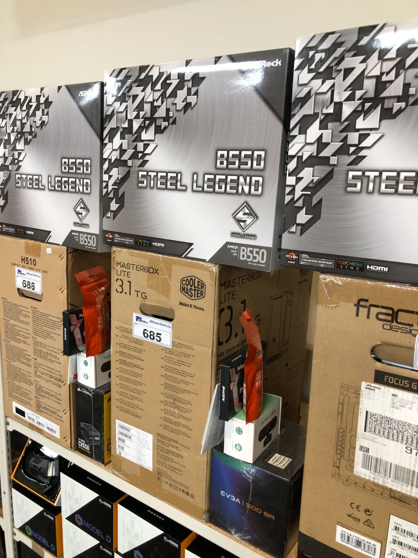 COMPUTER STARTER KIT INCLUDING: TOWER, MOTHERBOARD, POWER SUPPLY ...