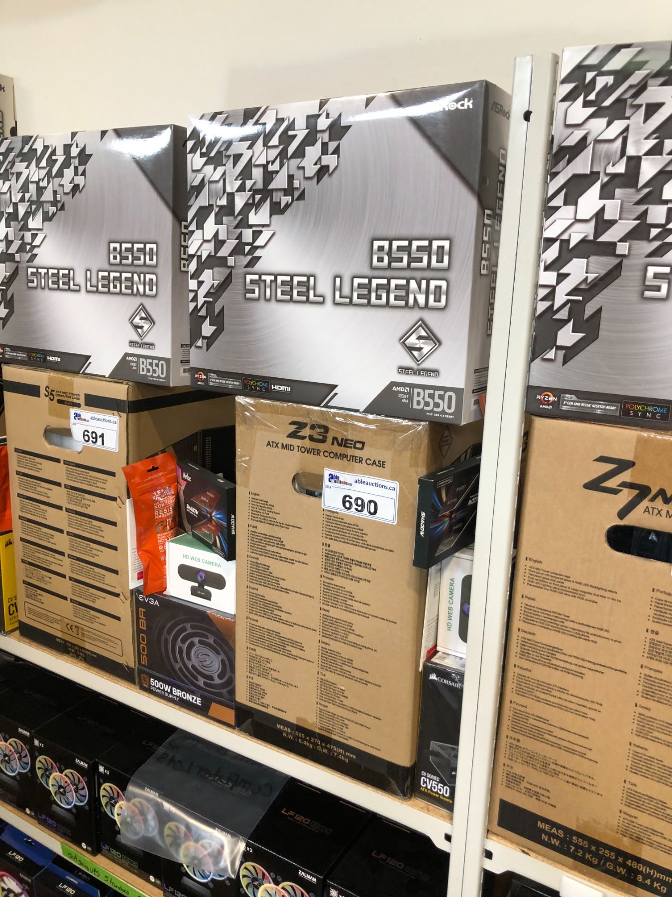 COMPUTER STARTER KIT INCLUDING: TOWER, MOTHERBOARD, POWER SUPPLY ...