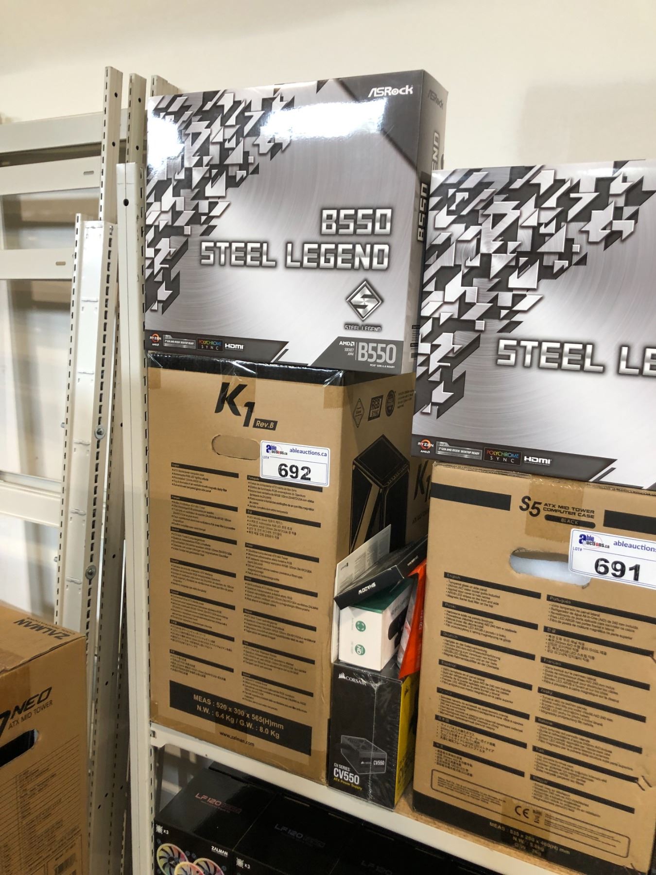 COMPUTER STARTER KIT INCLUDING: TOWER, MOTHERBOARD, POWER SUPPLY ...