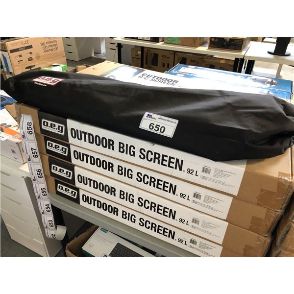 O.E.G 92L OUTDOOR FOLDABLE 92  BIG SCREEN