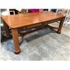 Image 2 : OAK 84" X 38" BARRISTER STYLE DESK