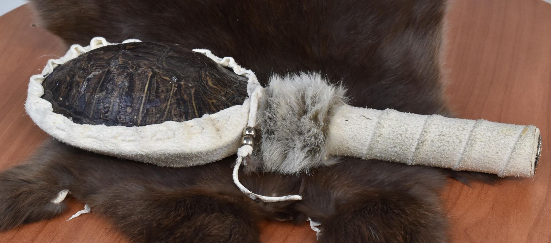 Native American Navajo Turtle Shell Rattle