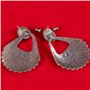 Image 4 : Navajo Sterling Onyx Earrings