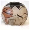Image 2 : Tohono O'odham Polychrome Pottery Jar by Angea