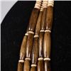 Image 12 : 5 Strand Bone and Wood Bead Necklace