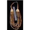Image 6 : 5 Strand Bone and Wood Bead Necklace