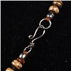 Image 7 : 5 Strand Bone and Wood Bead Necklace