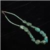 Image 1 : Navajo Nevada Green Turquoise Nugget Necklace