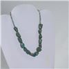 Image 2 : Navajo Nevada Green Turquoise Nugget Necklace