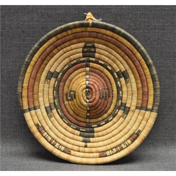 HOPI INDIAN BASKETRY PLAQUE