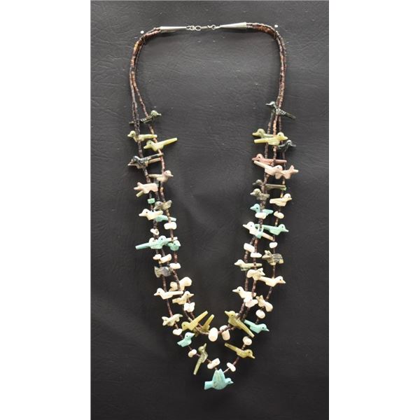 PUEBLO INDIAN FETISH NECKLACE