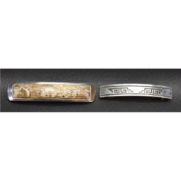 NAVAJO INDIAN HAIR BARRETTES