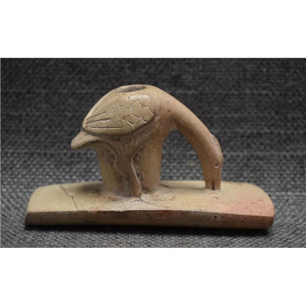HOPEWELL BIRD EFFIGY PLATFORM PIPE