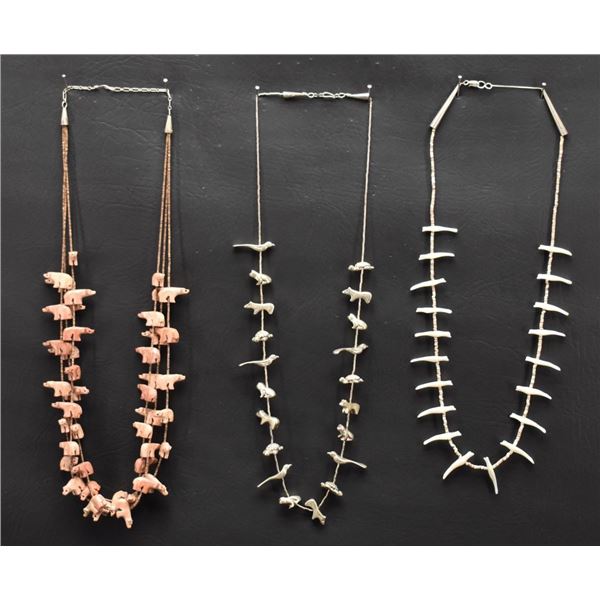 PUEBLO INDIAN FETISH NECKLACES