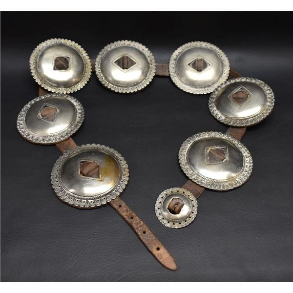 NAVAJO INDIAN CONCHO BELT
