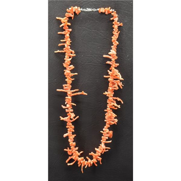 PUEBLO INDIAN CORAL NECKLACE