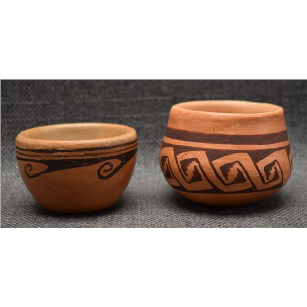 HOPI INDIAN POTTERY BOWLS
