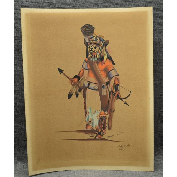 ZUNI INDIAN PAINTING (DUANE DISHTA )