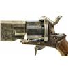 Image 2 : Double action pinfire revolver with etched bowie