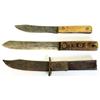 Image 1 : Collection of 3 early skinning knives