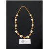 Image 1 : Carved Bone Elephant Beads and Wood Beads Necklace 23" L