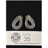 Image 2 : Pair of 925 Mexican Sterling Silver Earrings