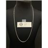 Image 1 : Dainty Sterling Silver Chain Necklace. 22 " in Length Lobster Clasp