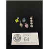 Image 1 : 5 Small Silver with Stones & Pearls Pendants