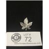 Image 1 : Sterling Silver Maple Leaf Brooch