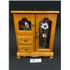 Image 1 : Vintage Wood Jewelry Case with Various Jewelry Contents