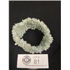 Image 2 : Multi-Strand Natural Green Stone Stretch Bracelet
