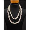 Image 2 : Extra Length Multicolour Natural Stones Necklace 37" L