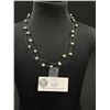 Image 1 : Triple Strand Genuine Black Pearls Choker Necklace 17" L