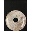 Image 2 : Genuine Stone Disc Pendant.1.75" in Diameter
