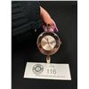 Image 2 : Beautiful Gold Plated Ladies Quartz Hinged Bangle Watch Needs Battery