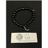 Image 1 : Black Onyx Bead Stretch Bracelet