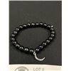 Image 2 : Black Onyx Bead Stretch Bracelet